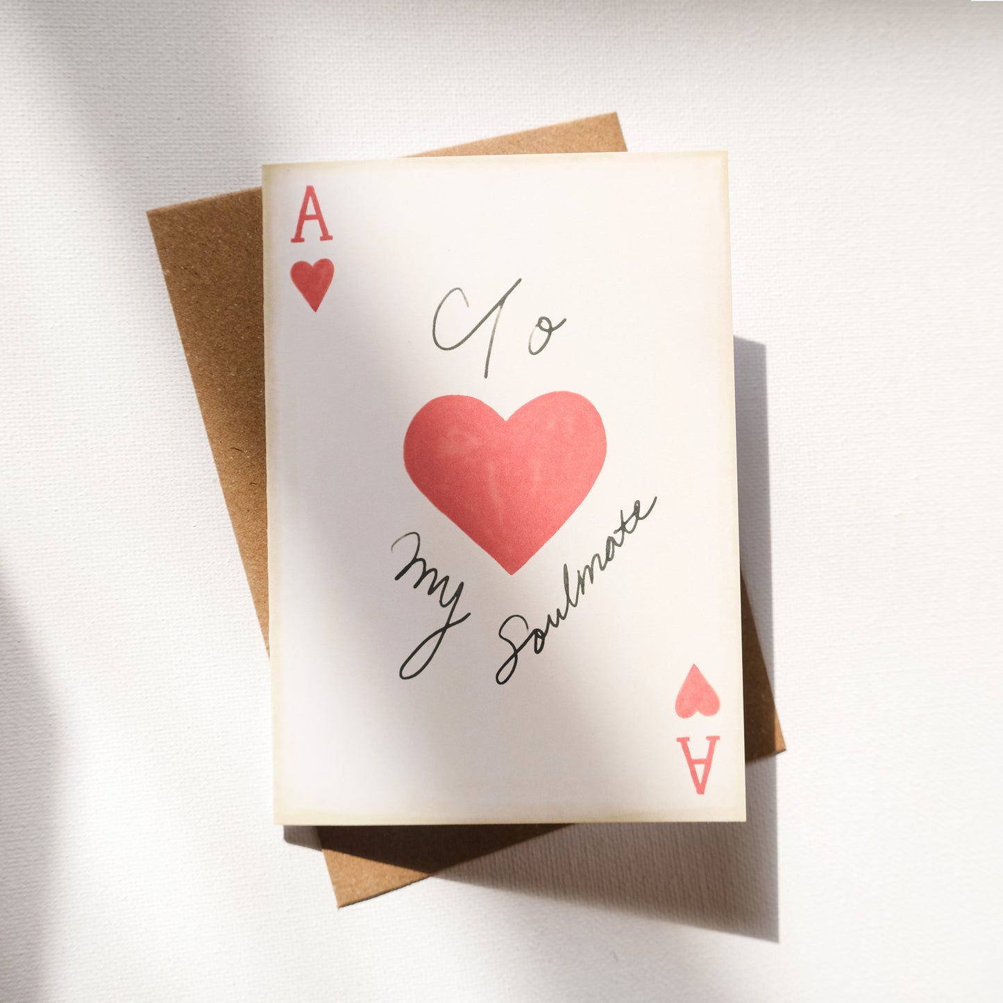 Greeting Cards To My Soulmate Cream