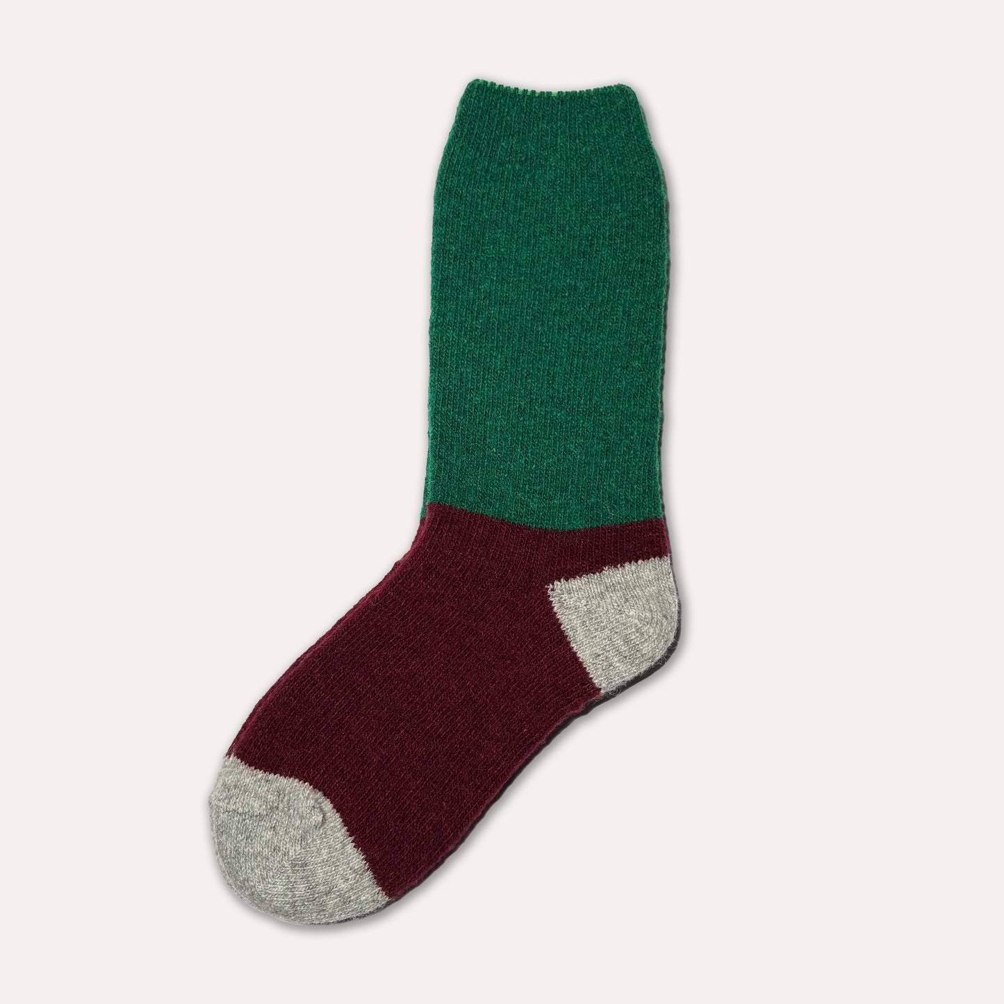Wooly Socks Red/Green/Grey