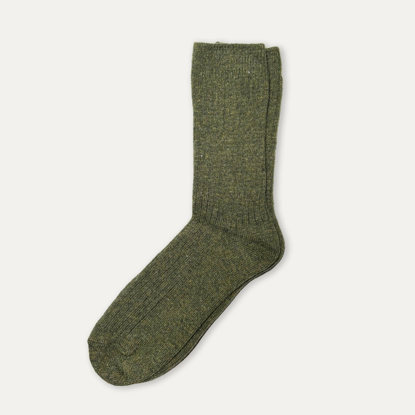 Cashmere Socks Long Khaki