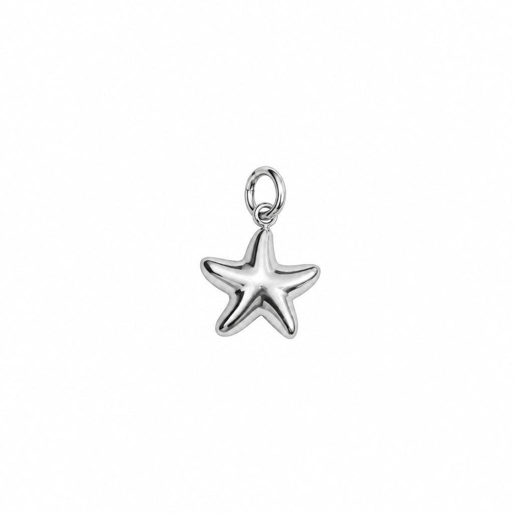 Starfish Charm Silver