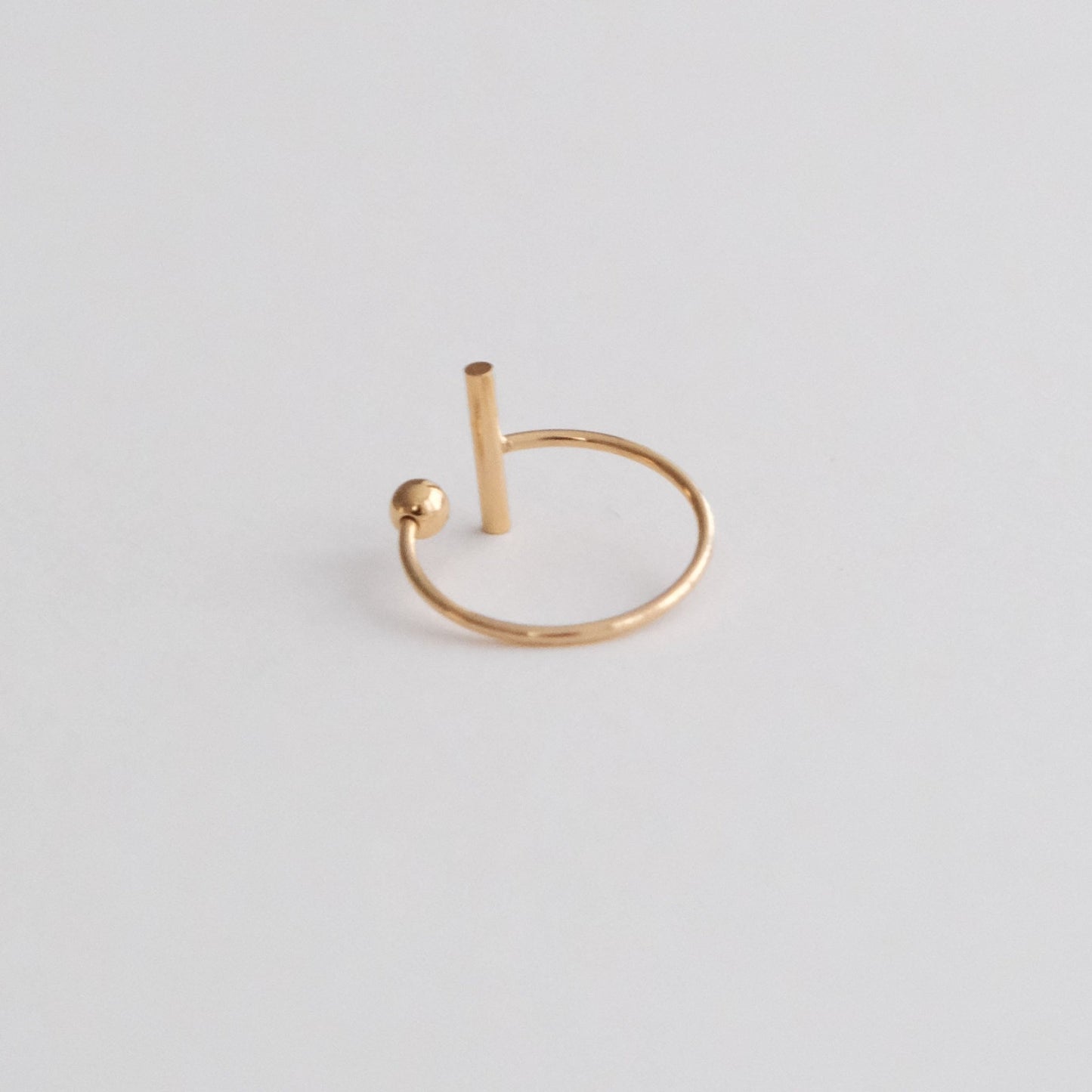Suki Adjustable Ring Gold - HYE STUDIO