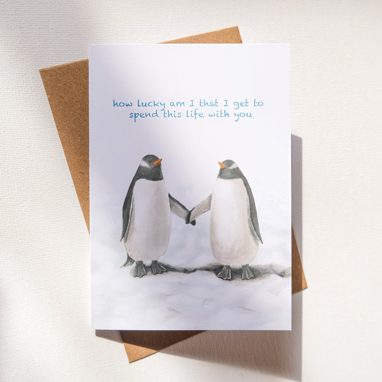 Greeting Cards how lucky am I that I get to spend this life with you White