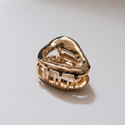 Mia Hair Claw Gold