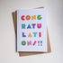 Greeting Cards Congratulations  Multi
