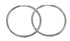Large Classic Hoop Earrings Silver