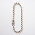 Chunky Ball Chain Necklace Silver
