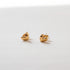 Tiny Heart Stud Earrings Gold