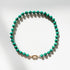 Rhea Handknotted Bead Necklace Malachite