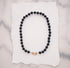 Rhea Handknotted Bead Necklace Black Onyx