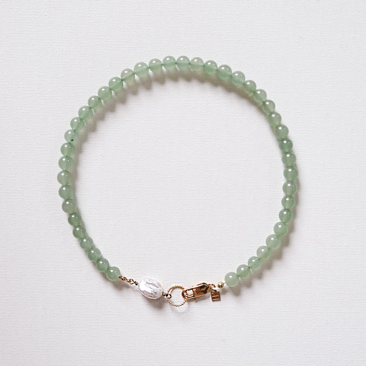 Lara Necklace With A Keshi Pearl Aventurine