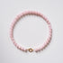Sarah Bead Necklace Rose Quartz