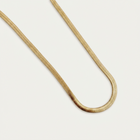 Herringbone Chain Necklace Gold