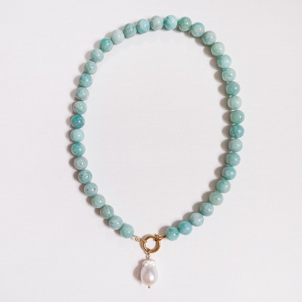 Sarah Bead Necklace Amazonite
