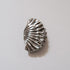 Shell Hair Claw Silver