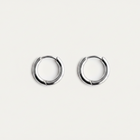 X-Small Classic Hoop Earrings Silver