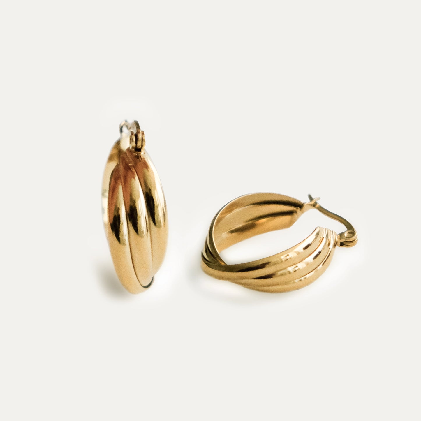 Gold Earring Topshop Star Earrings FREEDOM OF TOPSHOP THREADED