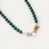 Lara Necklace With A Keshi Pearl Malachite