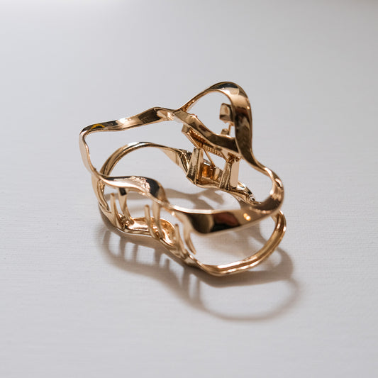 Ella Hair Claw Gold