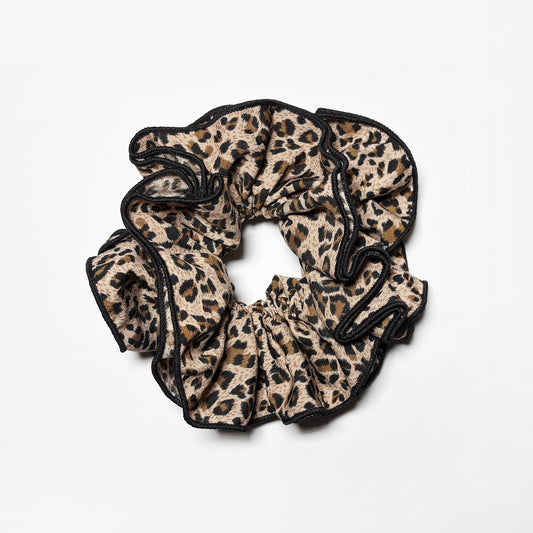 Eloise Scrunchie Black Leopard