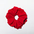 Sophia Embroidered Scrunchie Red