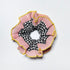 Amelia Ruffle Scrunchie Black Gingham/Pink