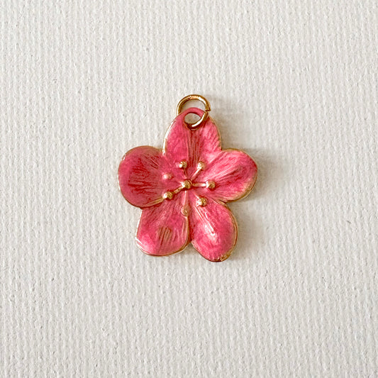Hibiscus Charm Pink/Gold