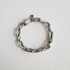 Luxe Bold Paper Clip Chain Bracelet Silver