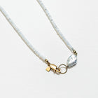 Lara Necklace With A Keshi Pearl Opalite/Gold