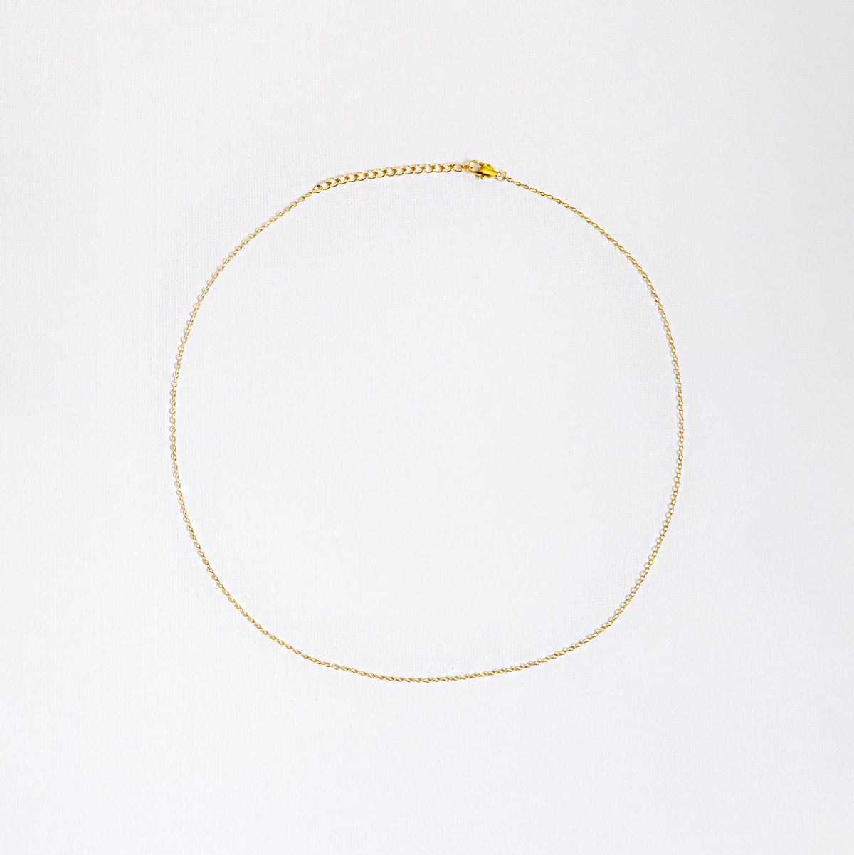 Long Plain Chain Gold