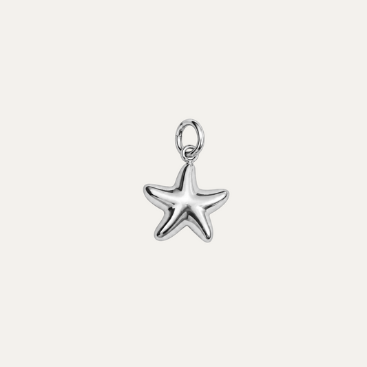 silver starfish charm