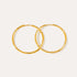 Large Classic Hoop Earrings Gold