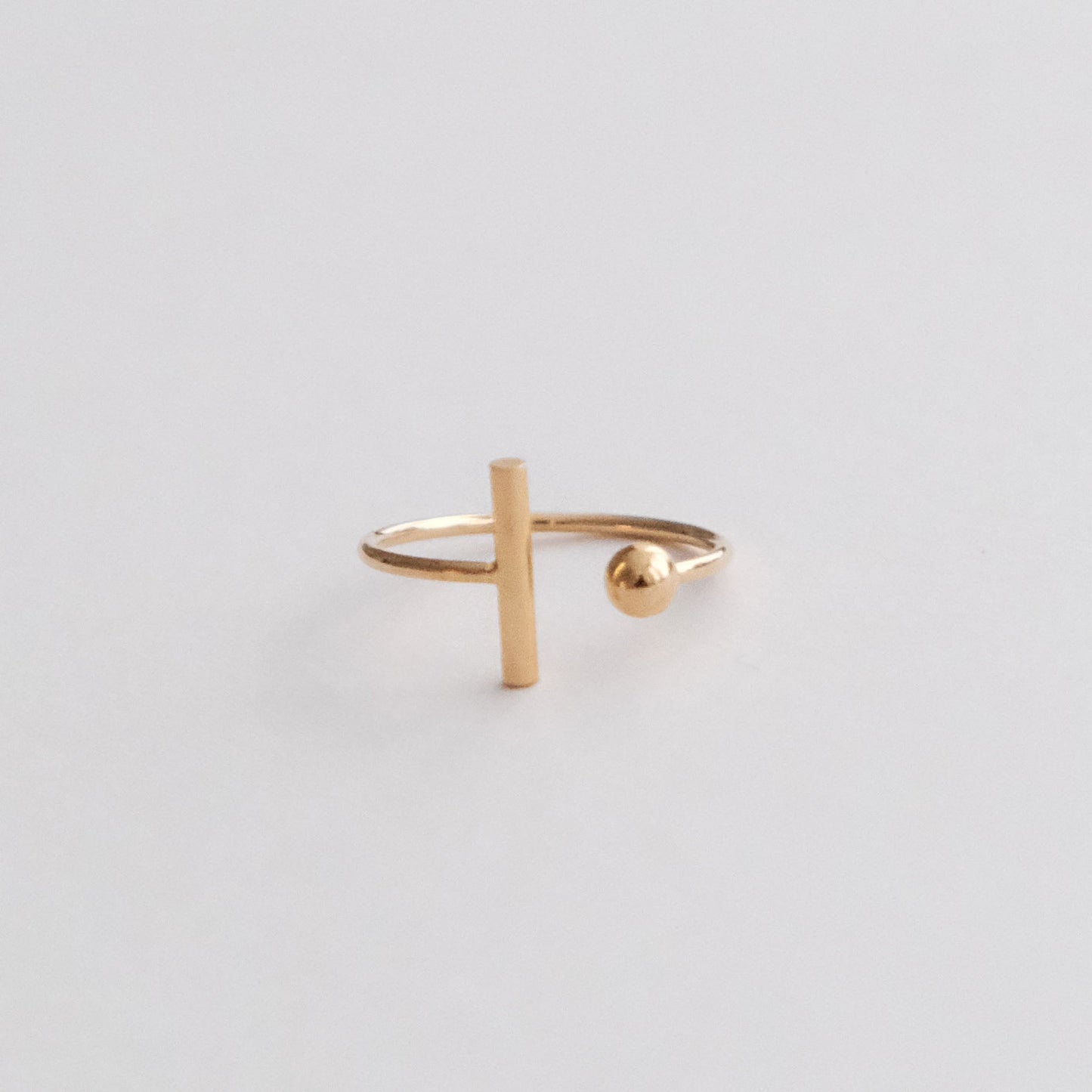 Suki Adjustable Ring Gold - HYE STUDIO
